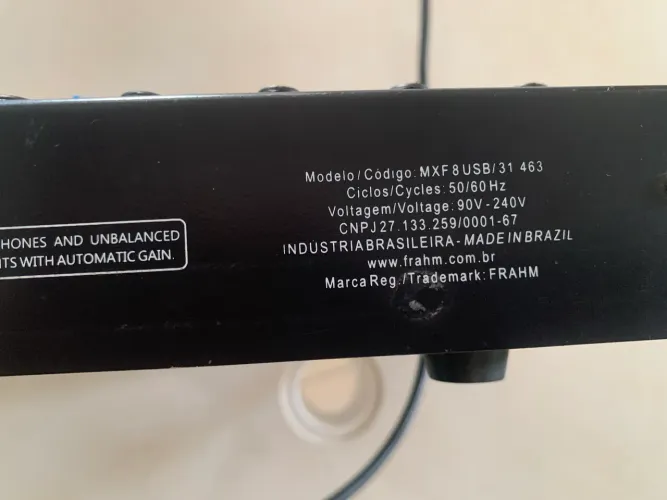 Mesa de som