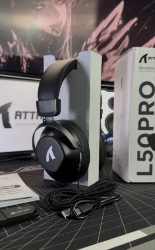 Headset ATTACK SHARK L50 PRO com Três Modos
