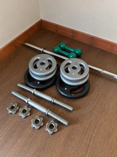 Kit musculação completo