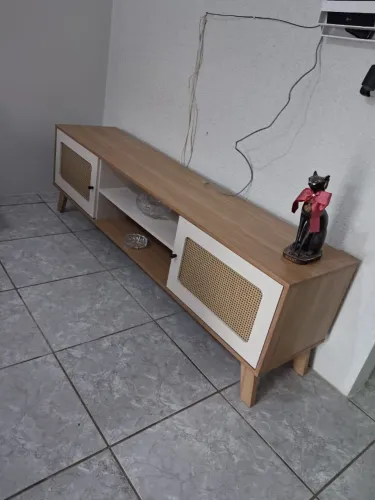 Rack retrô em MDF e MDP 180cm