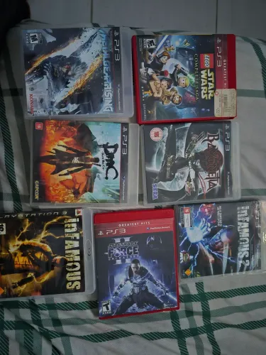 Lote de jogos de ps3 7 jogos