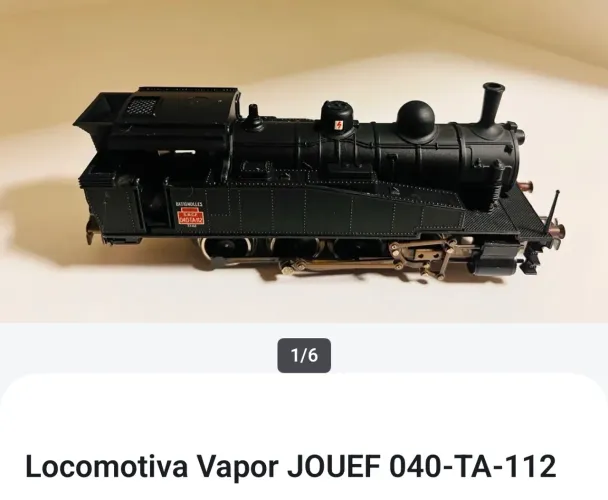 Locomotiva HO Manobreira a Vapor JOUEF - Ferromodelismo