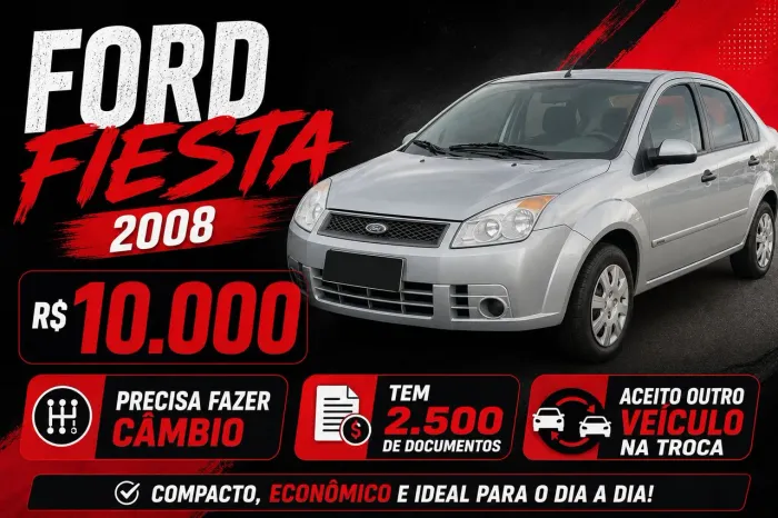Ford Fiesta Sedan 1.0 8V Flex 4P 2008