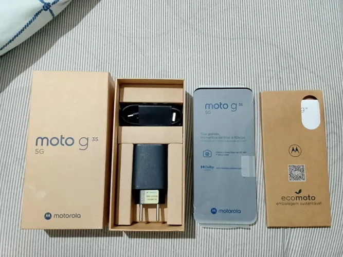 Motorola G35 5G NFC nota fiscal e garantia 