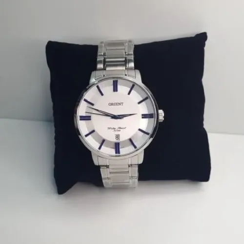 RELÓGIO ORIENT NEO VINTAGE MASCULINO ANALÓGICO MBSS1387 PRATA