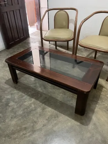 Centro de mesa madeira original Vintage