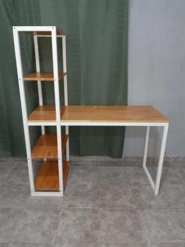 Mesa de escritório, Mesa de trabalho, Mesa com prateleiras