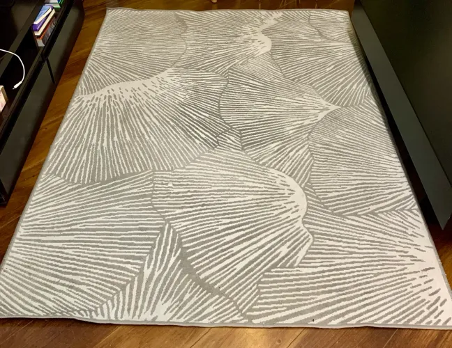 TAPETE Médio cinza São Carlos 1,5m X 2m