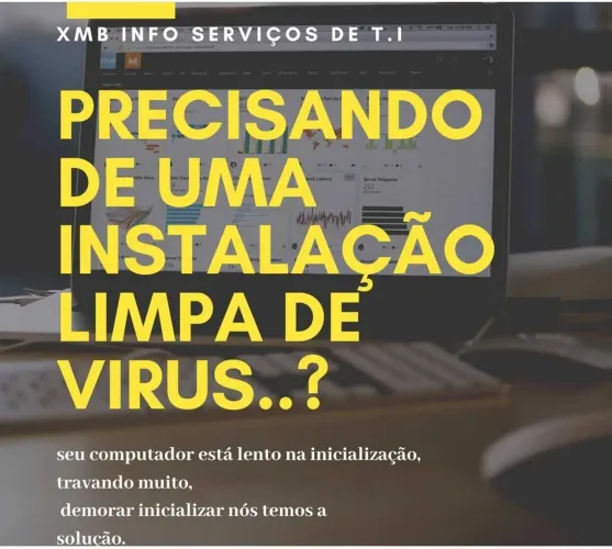 Formatação de PC ou remover vírus