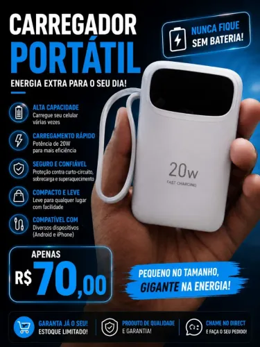 Carregador portátil