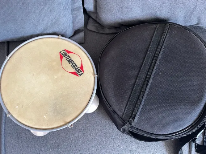 Pandeiro novo com bolsa 10 polegadas contemporânea