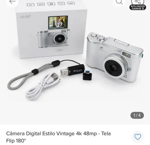 VENDE CÂMERA FOTOGRÁFICA ESTILO VINTAGE !!<br>POR 150,00