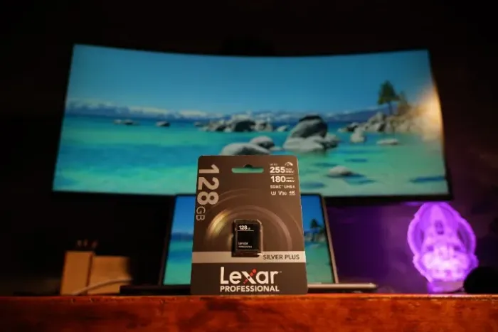 Cartão SD Lexar Professional 128GB Silver Plus 255MB/s Original (Novo) + BÔNUS