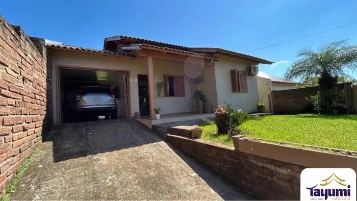 Casa para venda em Santa Cruz do Sul-RS, bairro Linha Santa Cruz: 3 quartos, 2 salas, 1 ba