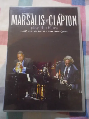 CD + DVD Wynton Marsalis Eric Clapton Play the Blues nacional e original