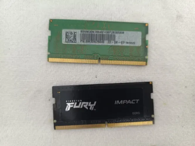2 pentes ddr5 8gb