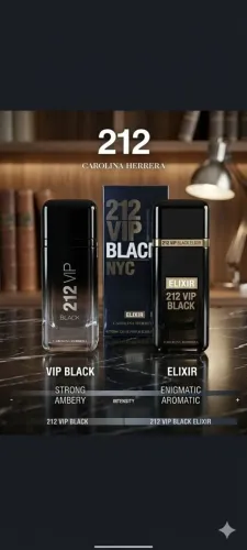 PERFUME IMPORTADO 212 VIP BLACK ELIXIR 100ML