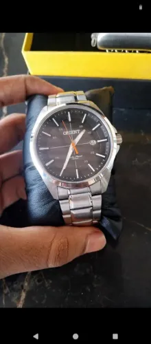 Relógio Orient Masculino Original + canivete multifunções + caixa