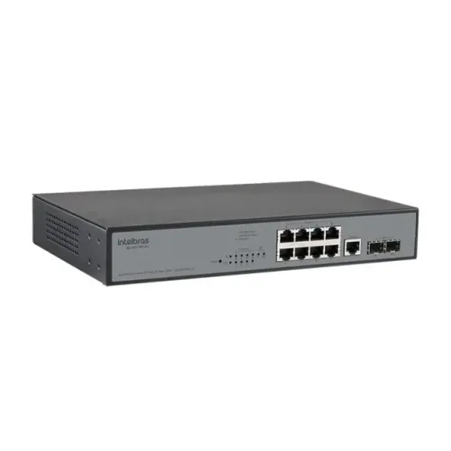 Switch Intelbras SG 1002 MR L2+ 8G + 2 SFP - NOVO na caixa