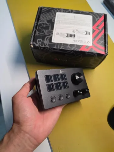 AJAZZ AKP03: Controlador de Mesa Visual Novo para DIY, Transmissão ao Vivo