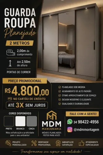 Guarda roupa planejado