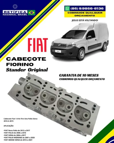 Promoção de Cabeçote Fiat Fiorino