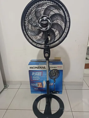 Ventilador Mondial Coluna 8 Pás Turbo VTX (Zero, Novo Nunca Usado)