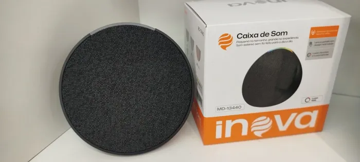 ? Caixa de Som Bluetooth Inova MD-13440 ? Som e Luz em Harmonia