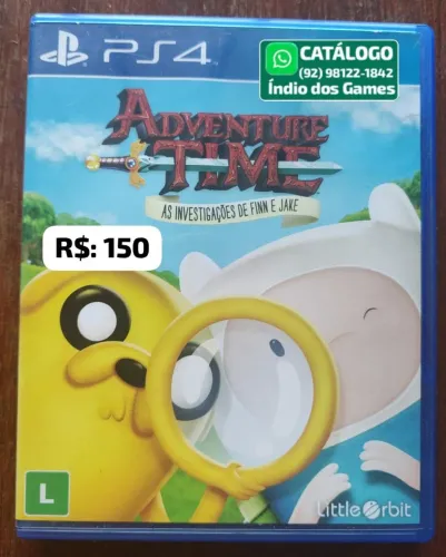 Adventure Time As investigações de Finn e Jake = R$: 150