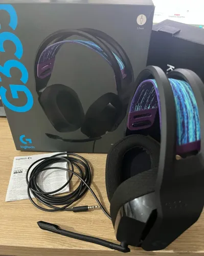 Headset Gamer Logitech G335 conexão 3,5mm seminovo
