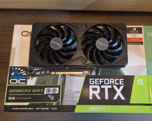 Placa de vídeo RTX 3070 TI 8GB Galax - Roda tudo em Full HD, 2k e até 4k