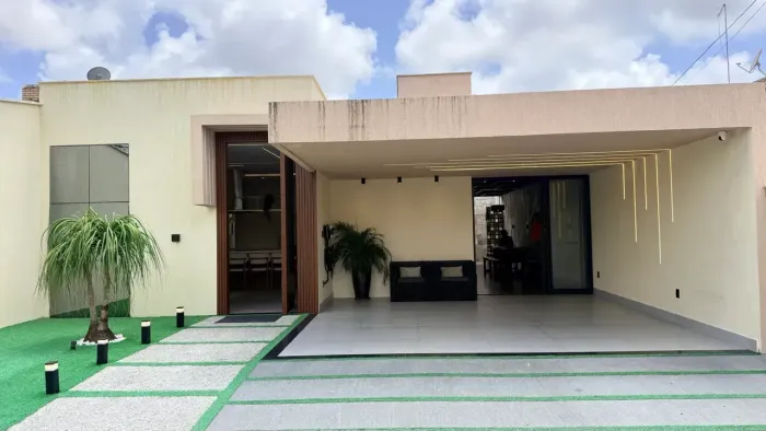 Villares Casa 3/4 mibiliada com energia solar