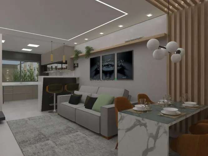 Casa Geminada de Luxo - Bairro Novo Eldorado / Contagem
