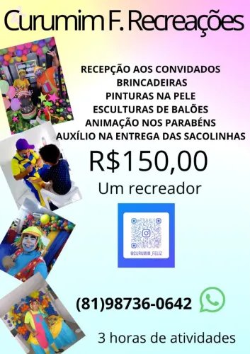 Recreação para eventos infantis