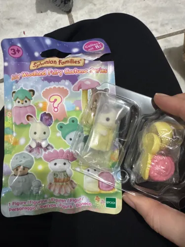 Blind box Sylvanian Families Baby Woodland Fairy Costume Series gatinho caracol