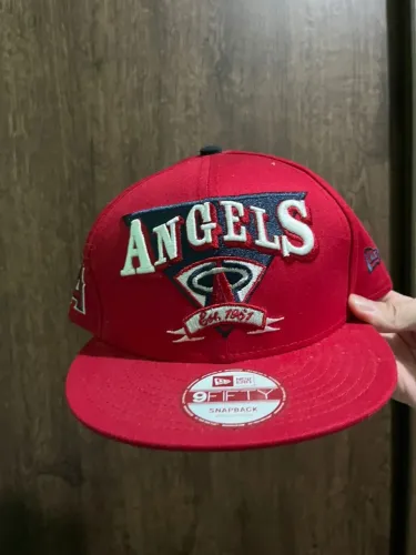 Boné 9FIFTY SNAPBACK Los Angeles Angels MLB Vermelho