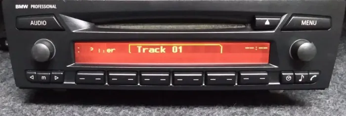 Bmw Profissional Alpine Am Fm Radio Cd Player CD73 c/ defeito no Lcd 65.12-9 132 214