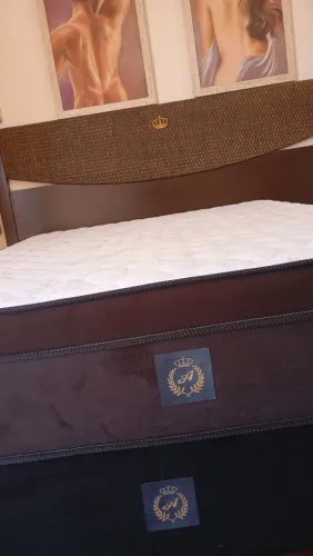 Cama box casal padrão sem uso top