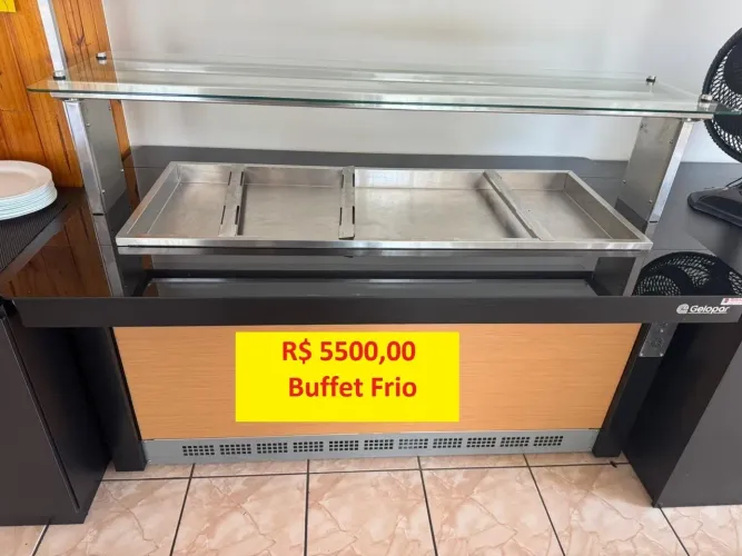 Vendo buffet frio e quente Marca Gelopar