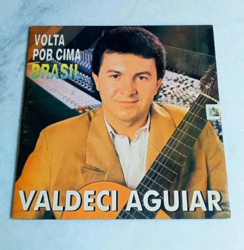 lp vinil - valdeci aguiar - volta por cima brasil (1994) c/ encarte