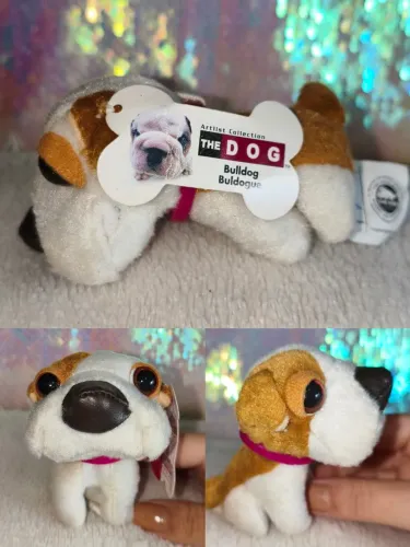 2 pelúcias the dog Mc donalds the artlist collection poodle e bulldog