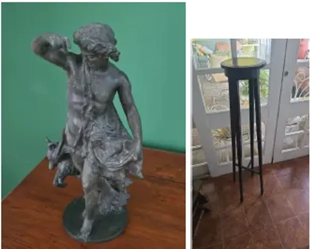 ESTATUA COM APARADOR
