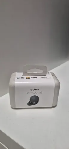 Fone Earbuds Sony WF 1000 XM5 Na caixa