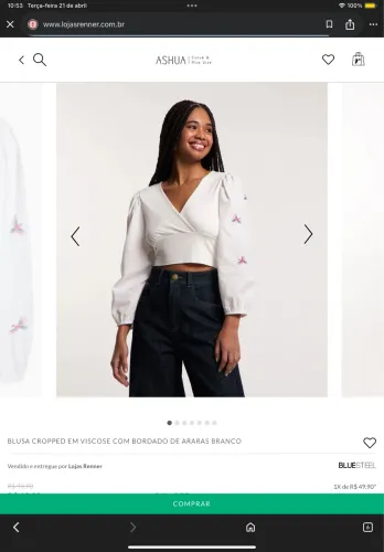 Blusa Renner branca