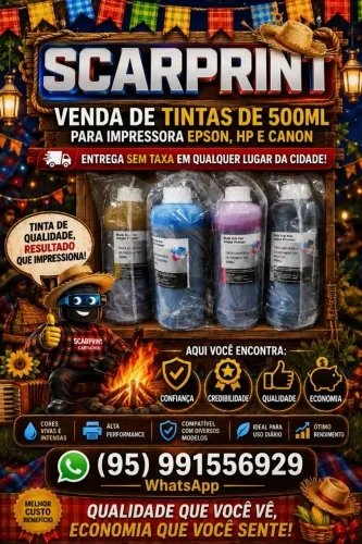 Tintas de 500ml de impressora Epson HP e cânon entrega sem taxa 