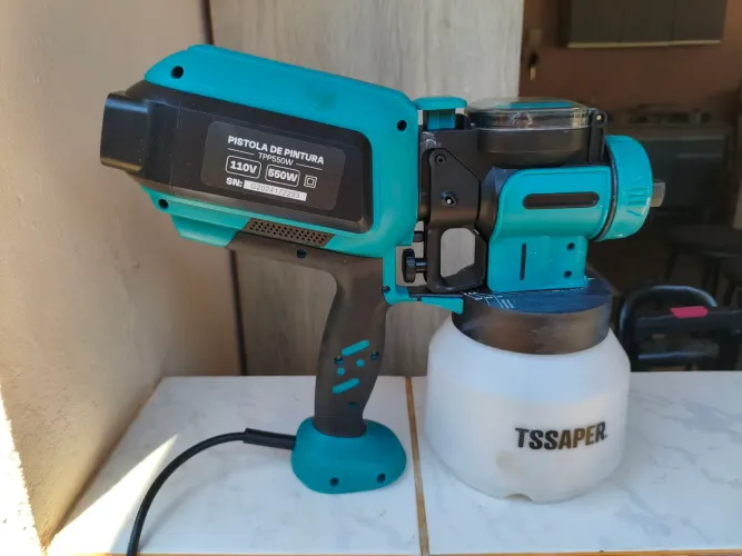 Pistola de pintura elétrica
