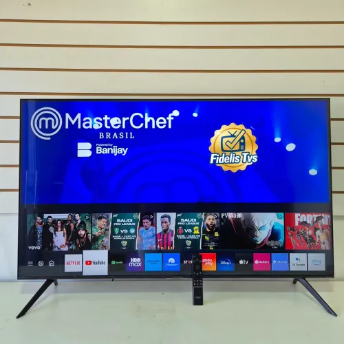 TV 50 SAMSUNG SMART 4K UHD COM XBOX ALEXA , BLUETOOTH TELA NO PLÁSTICO