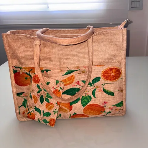 bolsa de praia grande ,bolsa ecológica em palha de juta