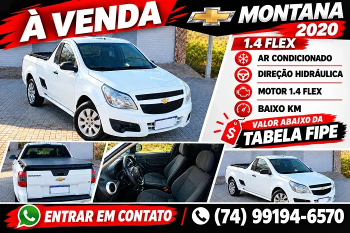 Chevrolet Montana LS 1.4 Econoflex 8V 2P 2020