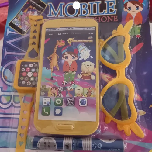 Brinquedo infantil mobile Phone 3 pçs novo